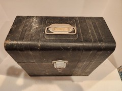 Vintage Porta Metal File Chest Union Steel Chest Corp Black/Green No 1012 No Key