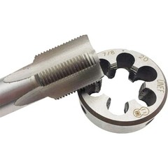 7/8-20 UNEF Tap & 7/8-20 UNEF Die Right Hand HSS High Speed Steel