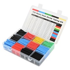Heat Shrink Tubing Assortment Kit Electrical Wire Wrap Sleeve 2:1 Shrink