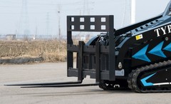 Mini Skid Steer Pallet Fork Hay Spear Frame 1000mm – Ft TYPHON STOMP X1300 & 509
