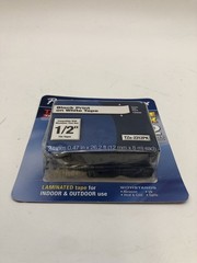 2 Pack Brother Genuine P-Touch, TZe-231 Tape TZE2312PK Black Print White Tape
