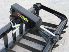 48″ Single Cylinder Root Grapple Bucket Attachment Fits Skid Steer Quick Attach