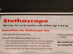 LIGHTWEIGHT STETHOSCOPE GRAY ADC AMERICAN HEART ASSOC 31-INCHES #004500