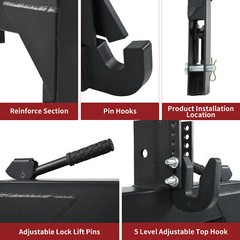 3 Point Quick Hitch Adapter Attach For Category 1 & 2 Cat 1 Cat2 Tractor 3000lb