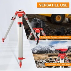 Universal Survey Tripod – Laser Level Tripod – Transit Level Tripod -Quick Clamp