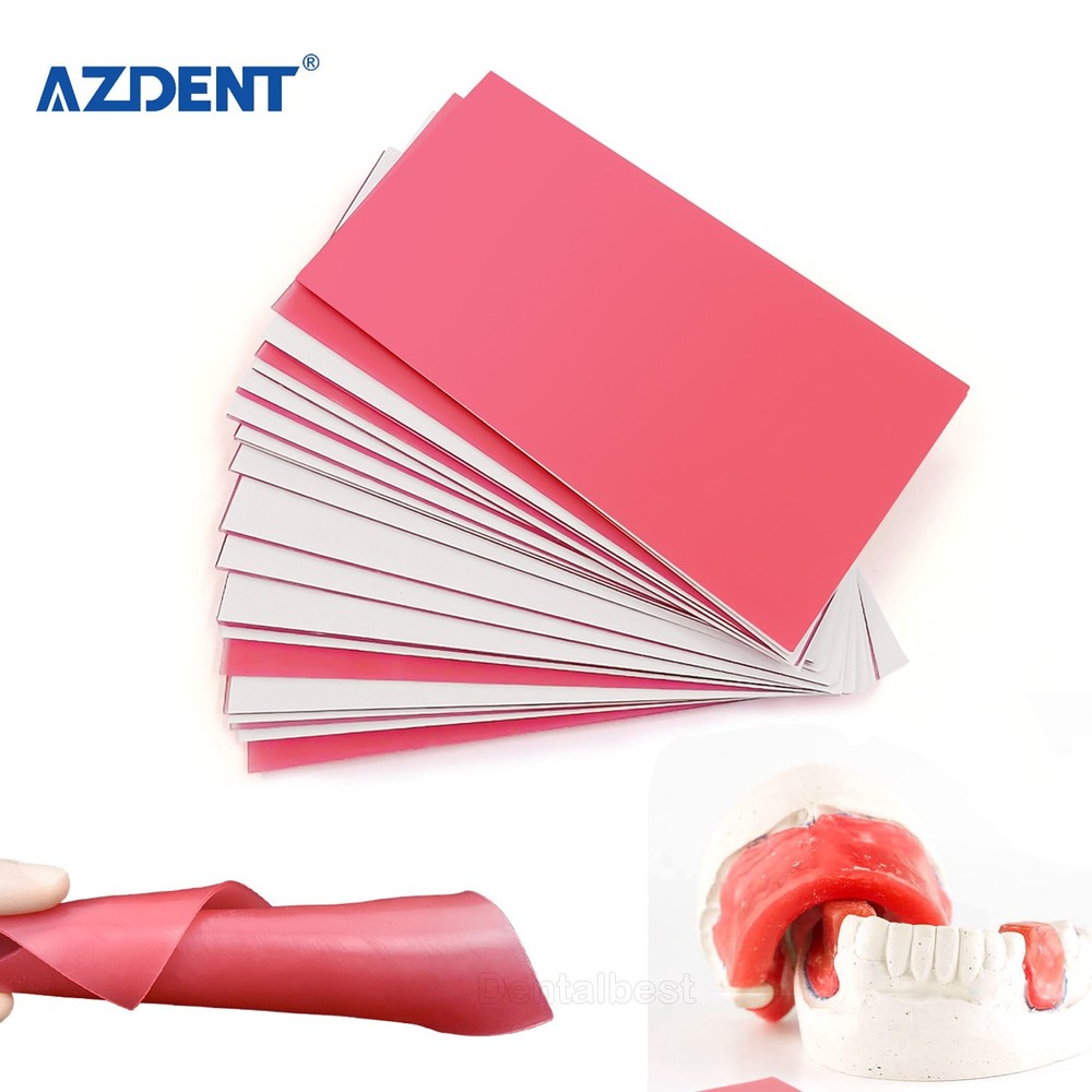 Dental Lab Base Plate Red Utility Wax Sheets For Dental General Use