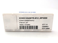SECO XOMX 120408TR-M12 MP3000 Carbide Milling Inserts (Box of 10)
