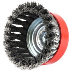 Forney 72753 Steel 8500 rpm 5/8 in.-11 Shank Wire Cup Brush 4 Dia. in.