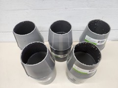 Lot of (5) Centrotherm Eco Systems InnoFlue ISVC0403 Velocity Cone 4″-3″