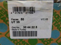 2 Phoenix Contact 3044225 / UT35 Feed Through Terminal Blocks 1000V 125A