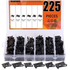 Professional 225 Pcs U-nut Clip Kit for Auto Panels