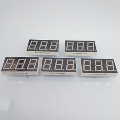 US Stock 5pcs 0.56 inch 3 Digit Red Led Display 7 Segment Common Cathode