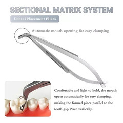 Dental Matrix Bands Ring Palodent V3 Sectional Matrix System Diastema Wedge Kit