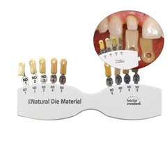 Dental IPS Natural Die Material Shade Guide Ivoclar Vivadent ND1-9 Abutment 1Set