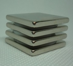 Magnets Strong Neodymium 1″ square block, 1/8″ thick (4 Pack) High N50 Rating