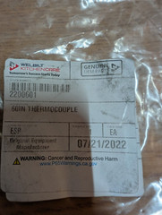 Garland 60In Thermocouple Sit 0290092 4523506 – 2200601 Geniune OEM