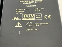 Shelf1: Lot of 2 Jerome Industries WSZ115M Medical Power Supply – Cables Cut Off