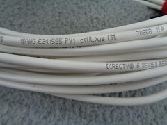 Perfect Vision Coaxial Cable 60 Feet +/- Direct TV 6 Series cable CR01WSRO-05