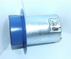 Hubbell Locking Electrical Plug Blue/Silver/Black 60amp 600 v 4-pole 5-wire.