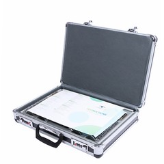 104PCS Optical Optometry Trial Lens Set Metal Rim Aluminum Case