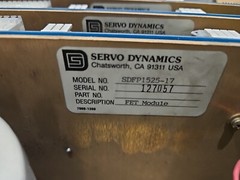 Servo Dynamics Four Position Chassis With Three DC Amplifiers SDFP4-1525-172-3