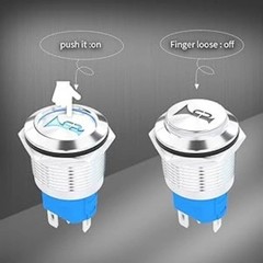 Horn Button Switch 12 Volt Momentary Push Button Switch ,Air Horn Button Switch