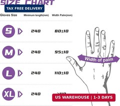 Daddy’s Choice Nitrile Gloves 100Pcs 1000 Pcs Disposable Blue, Small/Medium/Larg