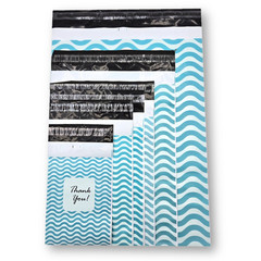 30 -1000pcs Poly Mailers Plastic Shipping Bags Envelopes Designer Prints 2.4Mil