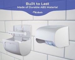 Commercial Toilet Paper Dispenser Wall Mount Double 2 Roll Locking Toilet Paper