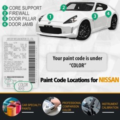 Nissan Touch Up Paint Pen Kit Deep Ocean Blue Scratch Repair for Chips & Nicks