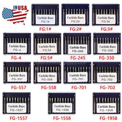 Dental FG Fresas de carburo de tungsteno Fit Alta Velocidad pieza de mano USA
