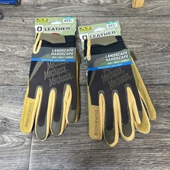 Mechanix Wear Landscape Leather Work Gloves Size Large (XL) 2 Pair Bundle New