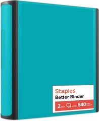 Heavy-Duty 2-Inch D-Ring View Binder with Reinforced Spine – Holds 540 Sheets