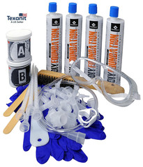 Epoxy Concrete Crack Repair Kit (10 Ft) – Low-Viscosity Epoxy Injection for Base