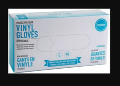 Bluzen Disposable Vinyl Gloves, Size Small – 1,000 PACK – PPE Protective Gear