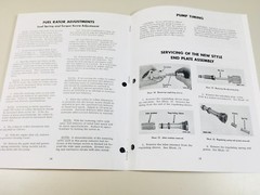 International D236 D282 D301 Fuel System Roosa Master Supplement Service Manual