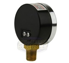 Quality 1/4″ NPT Air Pressure Gauge 0-160 PSI Side / Bottom Mnt Mount 2″ Face
