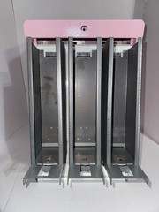 Candy Pink $1 Vend 3 Column Sticker Tattoo Pokemon Card Vending Machine Working