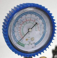 A/C R134a R12 R22 Single Manifold Gauge Kit 4 Testing Charging Air Conditioner