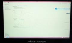 Oracle Micros Workstation 6 610 Win8.1 POS Touchscreen System w Stand Free Ship