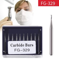 Dental Carbide Burs Pear-Shaped Type for High Speed Tungsten Steel Bur FG329
