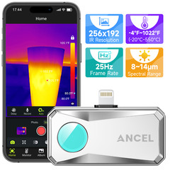 ANCEL IR101 256X192 25Hz Thermal Imaging Camera for IOS USB New Pro-Grade