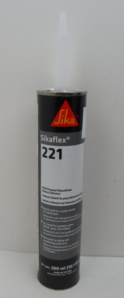 Sika Sikaflex 221 Multi-Purpose Polyurethane Sealant/Adhesive 300ml – Black