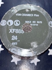 VSM 5” 24G Ceramic Fiber Disc 7/8” 149549 5×7/8 24 Grade/Grit XF885 25 Disc
