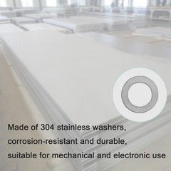 Compatible M10×16MM Steel Shim Washer Set 48pcs (0.1/0.2/0.3/0.5mm Each 12pcs…