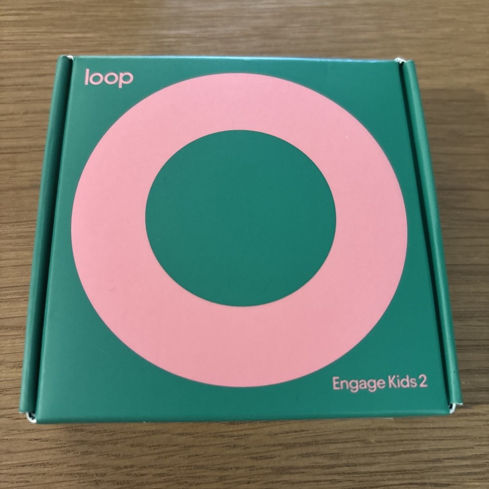 Red Loop Engage Kids 2 Ear Plugs (6-12yrs) Reusable Everyday Noise Relief