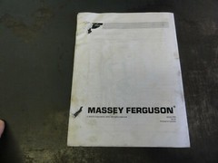 Massey Ferguson MF2330 Broom Operator Instruction Book Manual 4316217M1