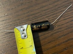 5pc Electrolytic Capacitor Axial 2000hr +105℃ RoHS 4.7uF 450V φ10x20mm Supertech