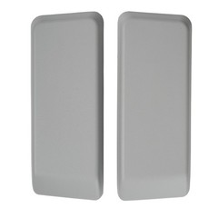 New Arm Pads Caps Replacement For Haworth Very Office Home Chair Black/Grey 1set