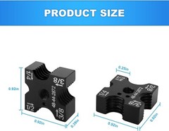 48-44-2872 1/4″, 3/8″, 1/2″ Cutting Die Set Fits for Milwaukee 2872-20, 2872-21